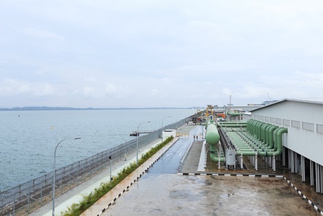 Desalination plant in Singapore